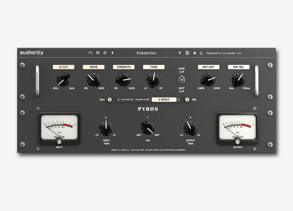 Pyros - Aggressive Multimode Distortion Plugin