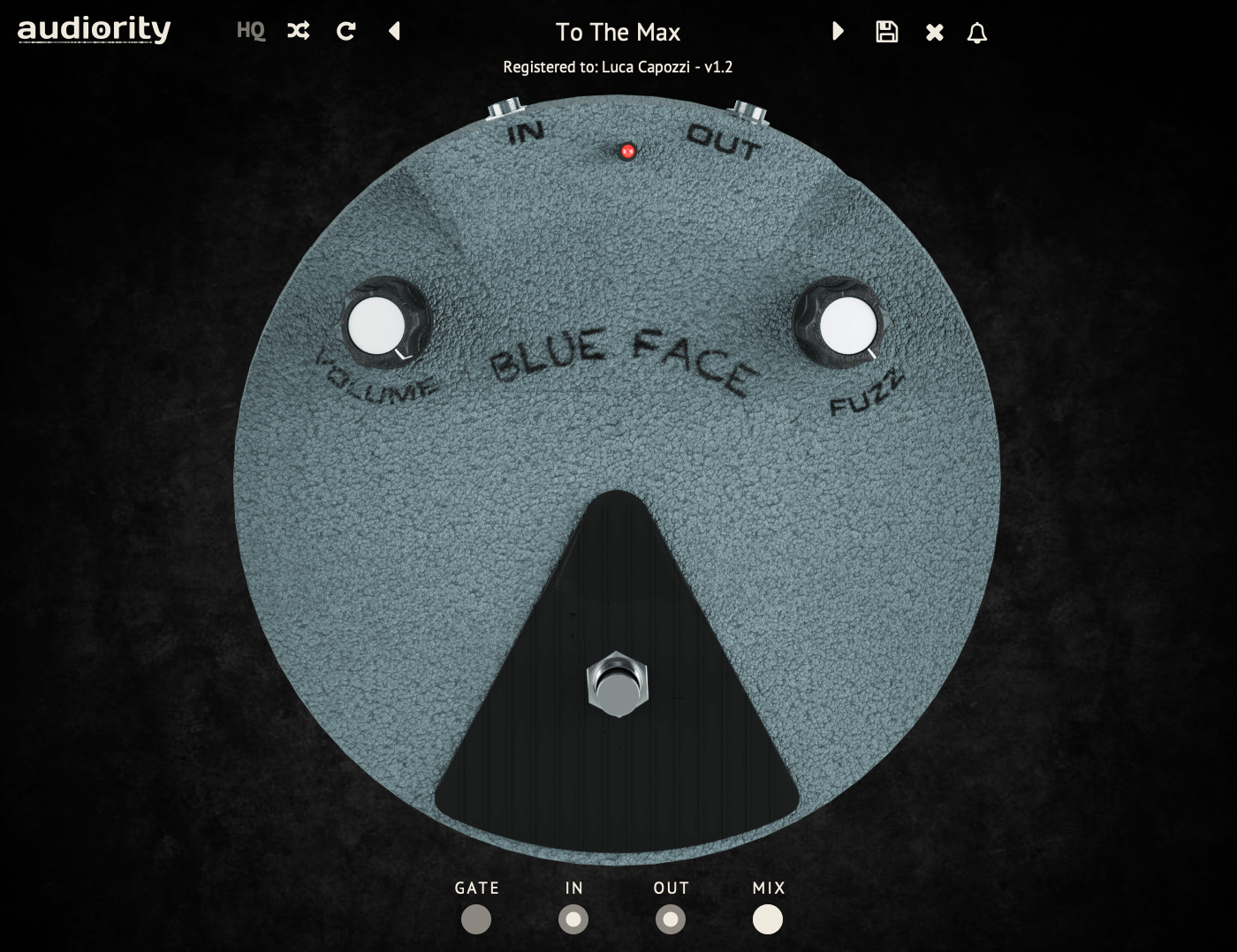 Blue Face - Vintage Fuzz Pedal Plugin (VST, AU, AAX)