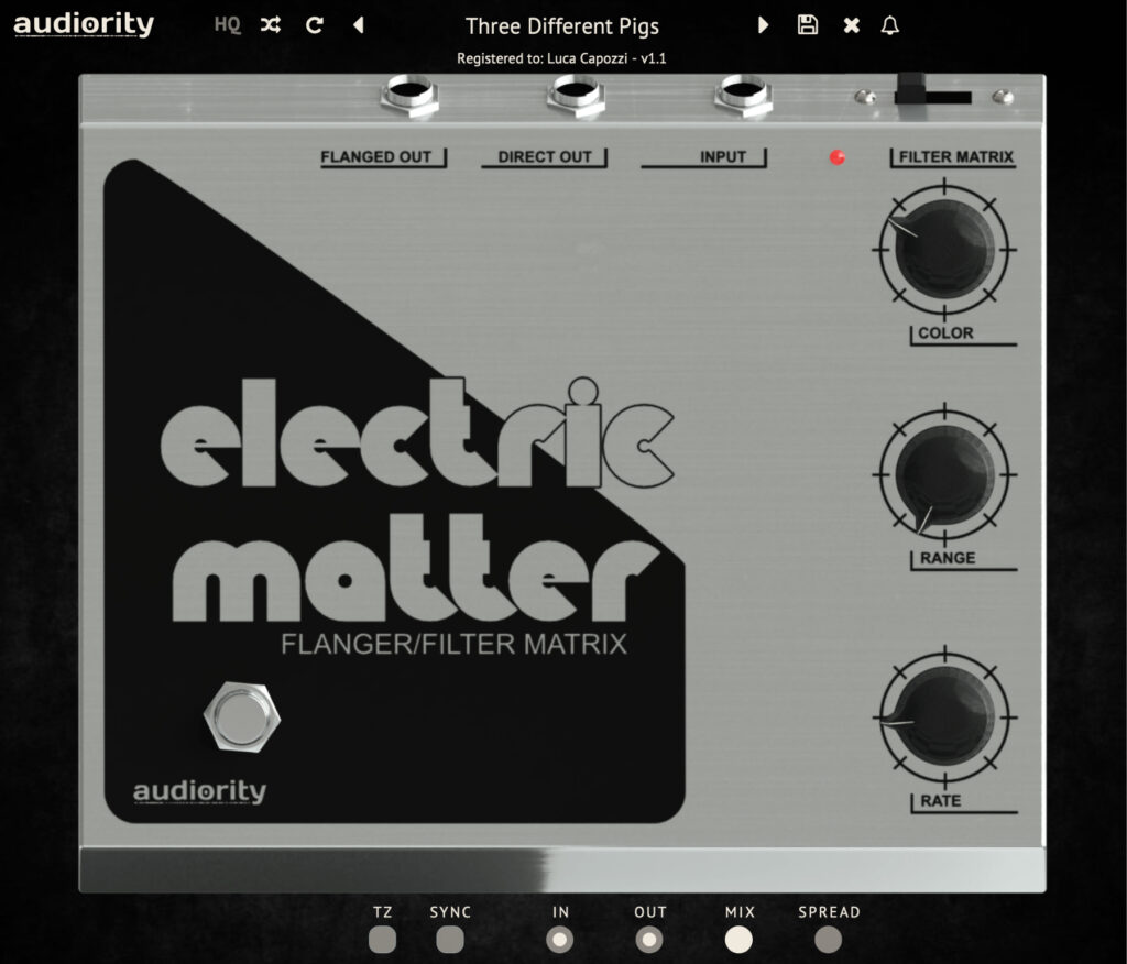 Audiority Electric Matter GUI HQ