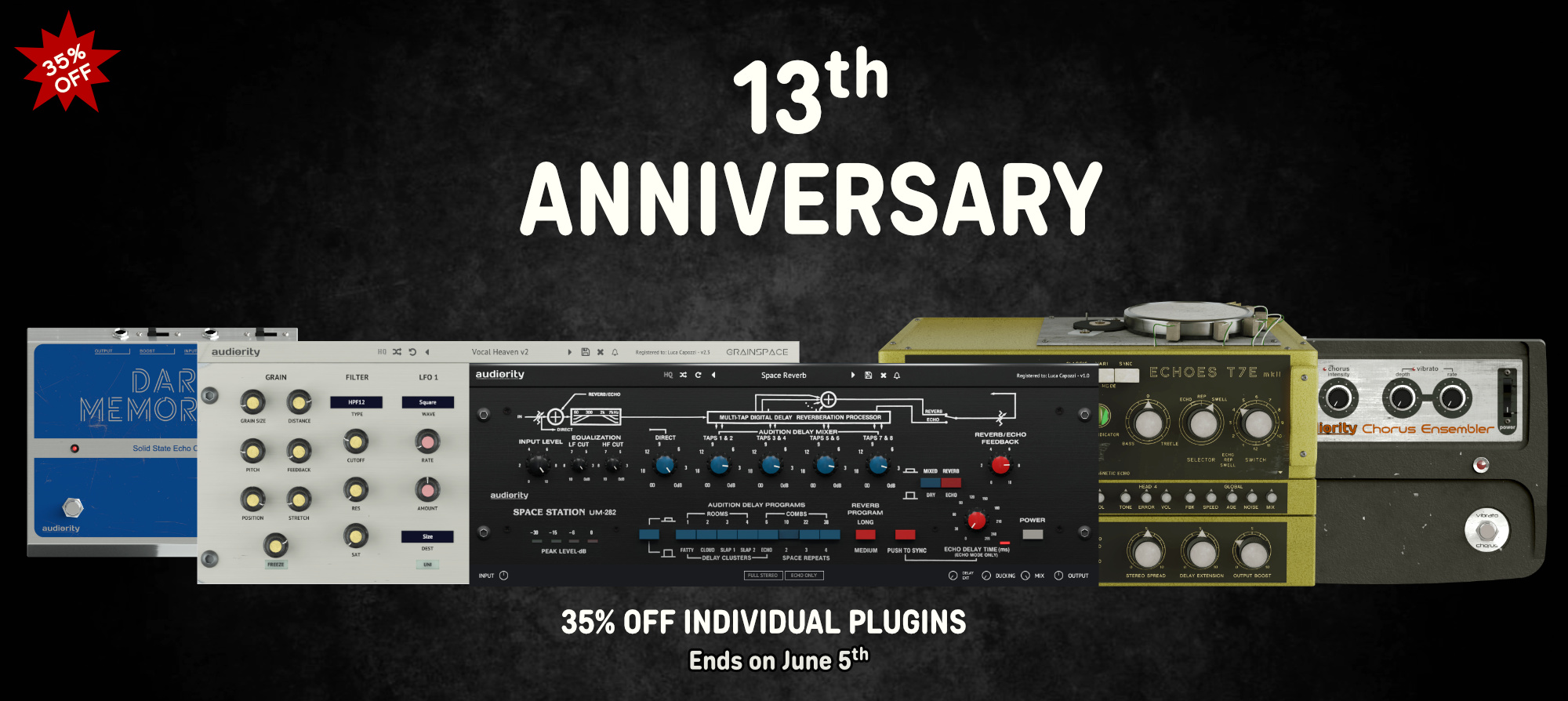 Audiority Anniversary Sale Site Banner